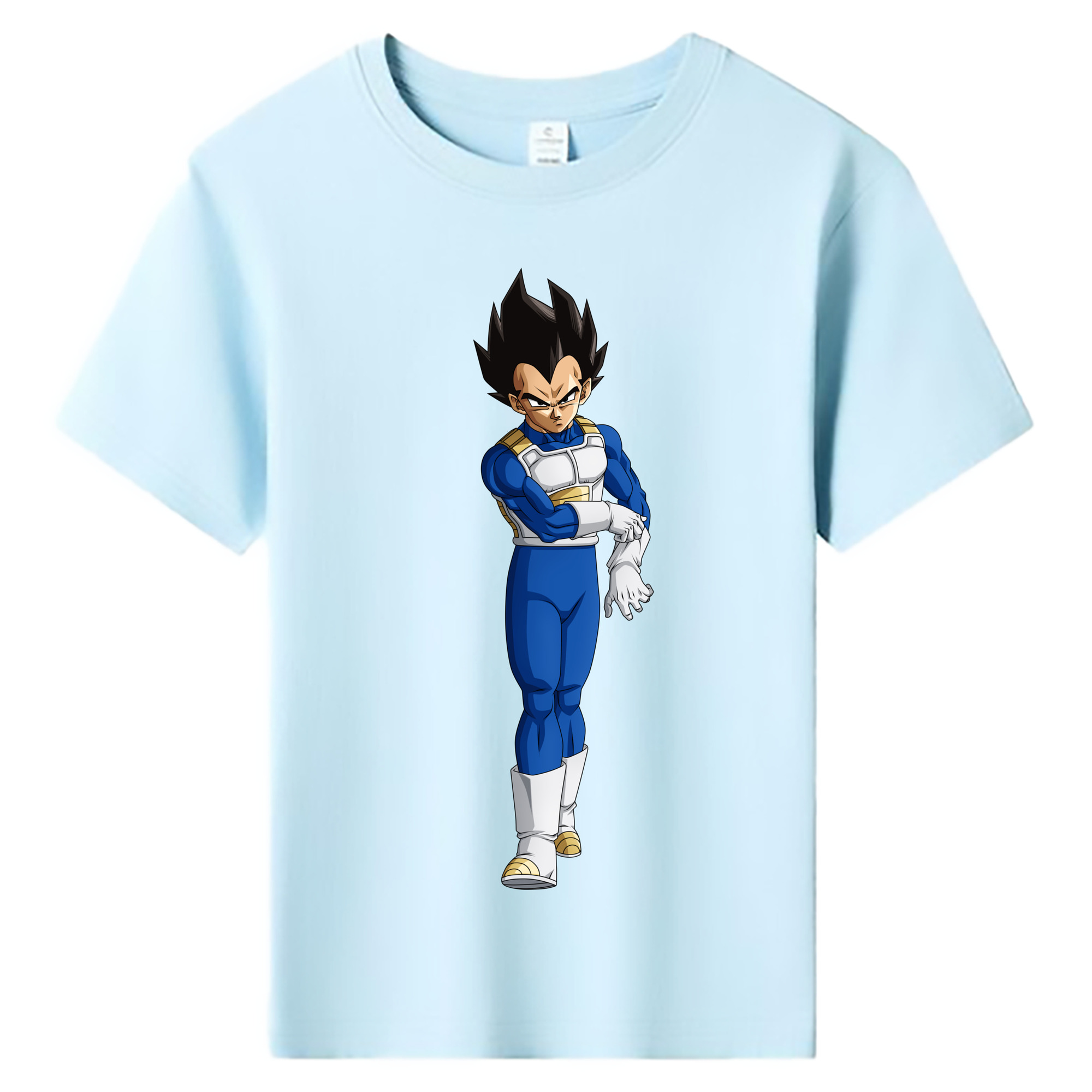 （画像用） ドラゴンボール ベジータ四世（Bejīta Yonsei）DRAGON BALL Vegeta IV 綿100％キッズTシャツ（フロントプリント）